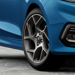 Platišče iz lahke zlitine 17" 5 x 2 kraki, črn